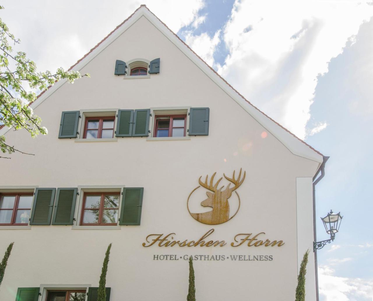 Historisches Gasthaus Hotel Hirschen Horn ガイエンホーフェン エクステリア 写真